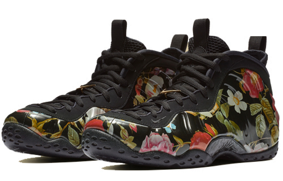 Фото № 2 с приближением к товару «‎Nike Air Foamposite One Floral»
