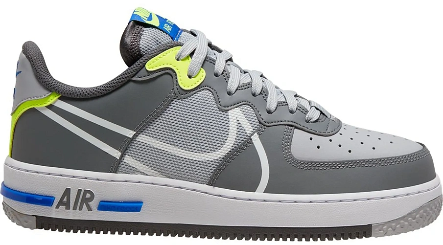 Фото № 1 с приближением к товару «‎Nike Air Force 1 React Wolf Grey»