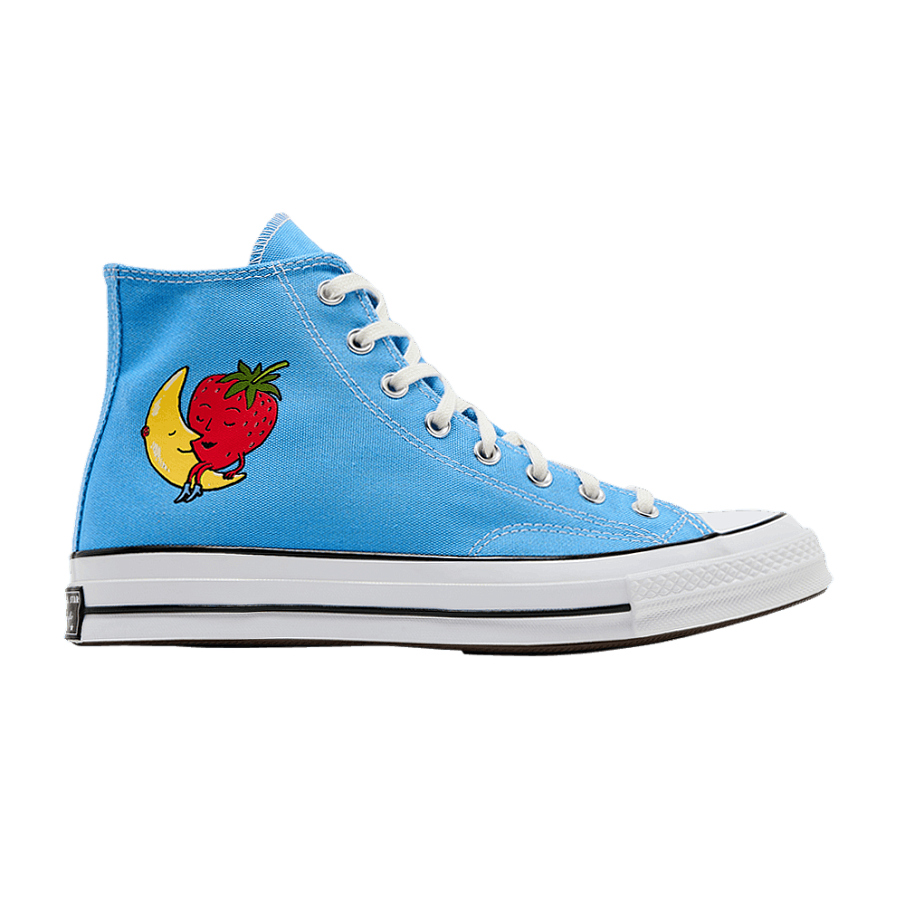 Фото № 1 с приближением к товару «‎Sky High Farm Workwear x Converse Chuck 70 High Strawberry Moon - University Blue (A03327C)»