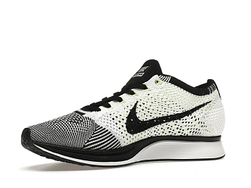 Nike Flyknit Racer Black White Volt - 3