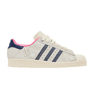 MENACE x adidas Superstar 82 Wonder White Dark Blue (KK5010)