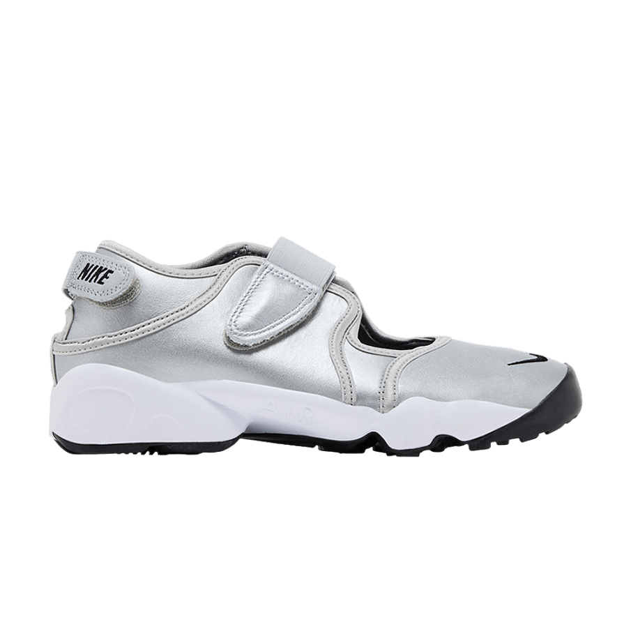 Фото № 1 с приближением к товару «‎Nike Women's Air Rift Premium Metallic Silver Sail»