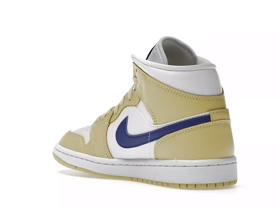 Фото № 3 с приближением к товару «‎Jordan 1 Mid Lemon Wash Lapis »