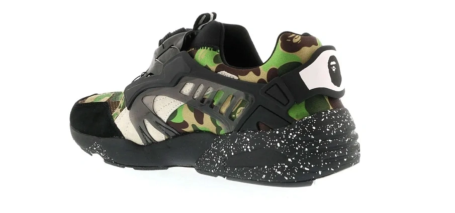 Фото № 4 с приближением к товару «‎Puma Disc Blaze Bape Camo Green»