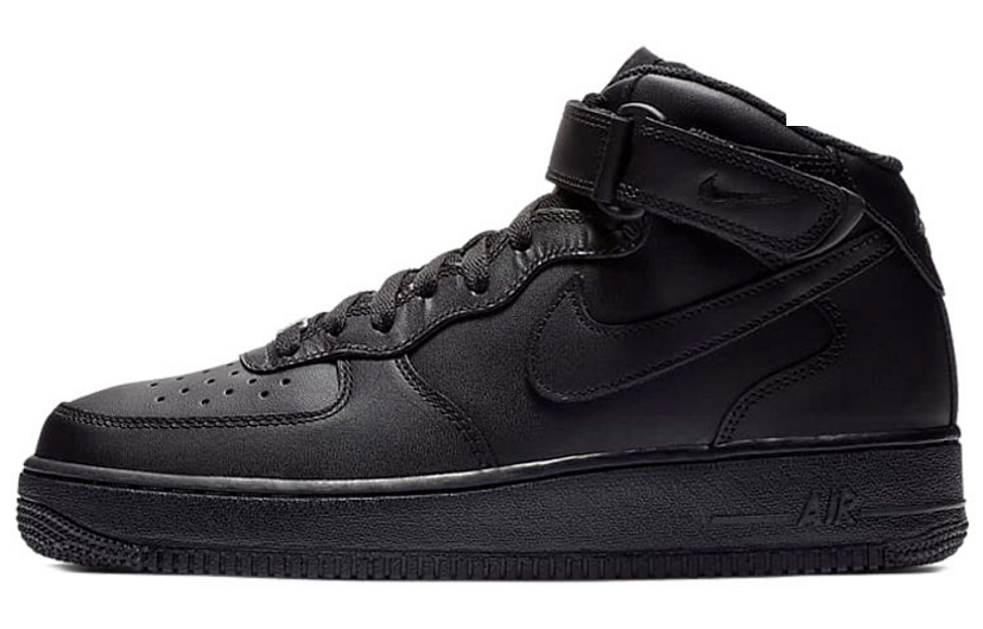 Фото № 1 с приближением к товару «‎Nike Air Force 1 Mid Black (2016)»