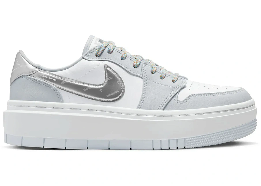 Фото № 1 с приближением к товару «‎Jordan 1 Elevate Low SE Tear Away Silver »