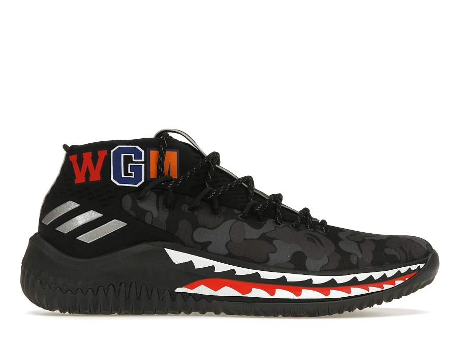 Фото № 1 с приближением к товару «‎adidas Dame 4 A Bathing Ape Black»