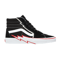 Фото № 1 с приближением к товару «‎Vans Sk8-Hi Bolt - Black Racing Red»