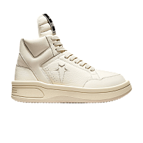 Фото № 1 с приближением к товару «‎Rick Owens x Converse DRKSHDW TURBOWPN Mid Egret»