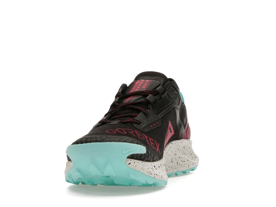 Фото № 4 с приближением к товару «‎Nike Pegasus Trail 3 Gore-Tex Black Dynamic Turquoise Bright Crimson»