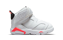 Фото № 2 с приближением к товару «‎(TD) Air Jordan 6 Retro Little Flex Basketball Shoes White»