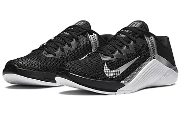 Nike Wmns Metcon 6 'Black Metallic Silver' - 5