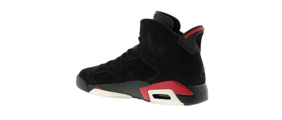Фото № 3 с приближением к товару «‎Jordan 6 Retro Black Varsity Red (2010)»