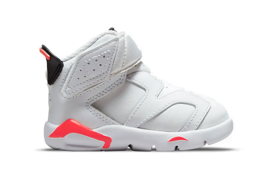 Фото № 2 с приближением к товару «‎(TD) Air Jordan 6 Retro Little Flex Basketball Shoes White»