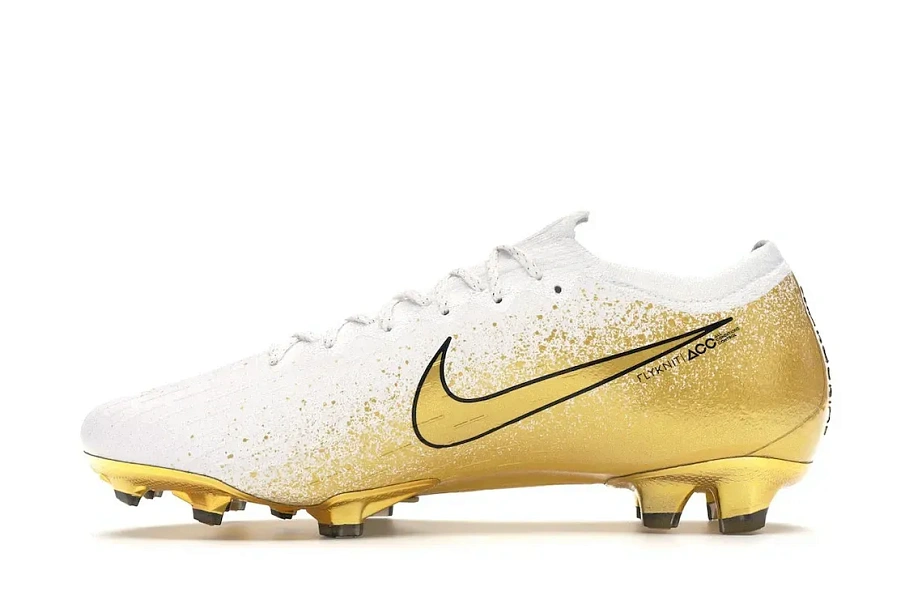 Фото № 3 с приближением к товару «‎Nike Vapor 12 Elite SE FG White Metallic Gold»