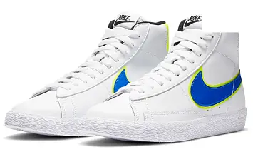 Nike Blazer Mid (GS) WhiteBlue - 5