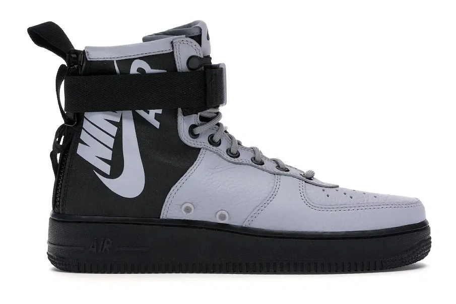 Фото № 1 с приближением к товару «‎Nike SF Air Force 1 Mid Wolf Grey Black»