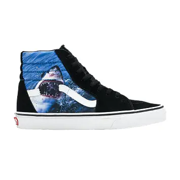 Shark Week x Vans Sk8-Hi Black Blue - 1