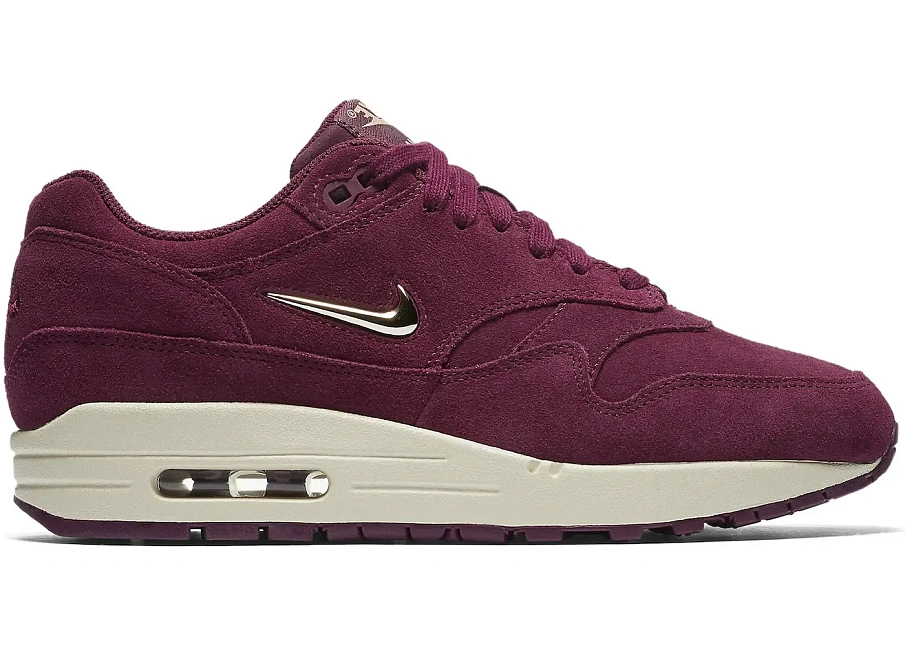 Фото № 1 с приближением к товару «‎Nike Air Max 1 Jewel Bordeaux »