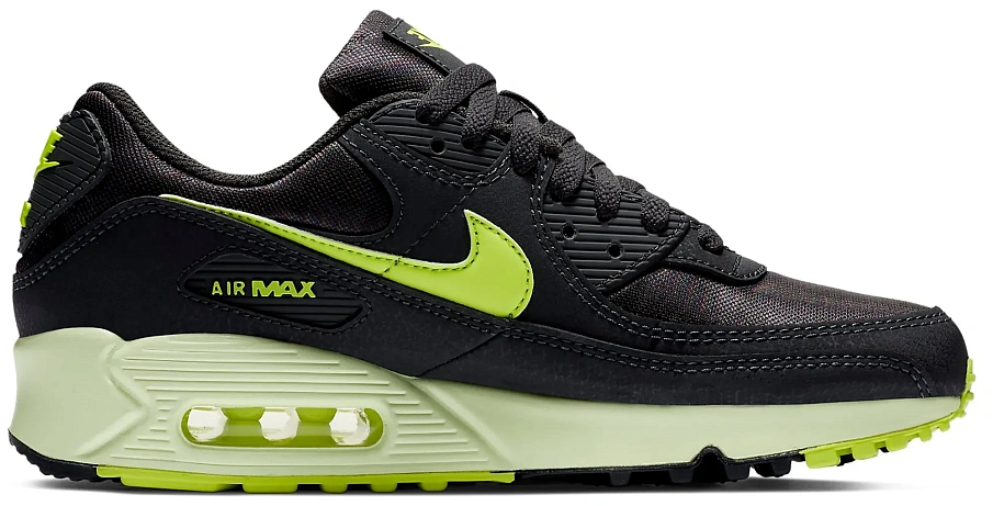 Фото № 1 с приближением к товару «‎Nike Air Max 90 Dark Smoke Grey Volt »