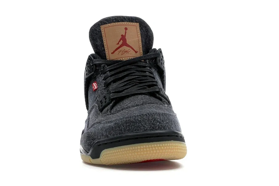 Фото № 2 с приближением к товару «‎Jordan 4 Retro Levis Black (Levis Tag)»