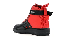 Фото № 6 с приближением к товару «‎Nike SF Air Force 1 Mid Habanero Red Black»