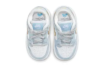 (TD) Sean Cliver x Nike SB Dunk Low Pro QS "Holiday Special" WhiteBlueGold - 6