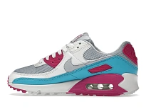 Фото № 6 с приближением к товару «‎Nike Air Max 90 White Vivid Pink Light Blue Fury »