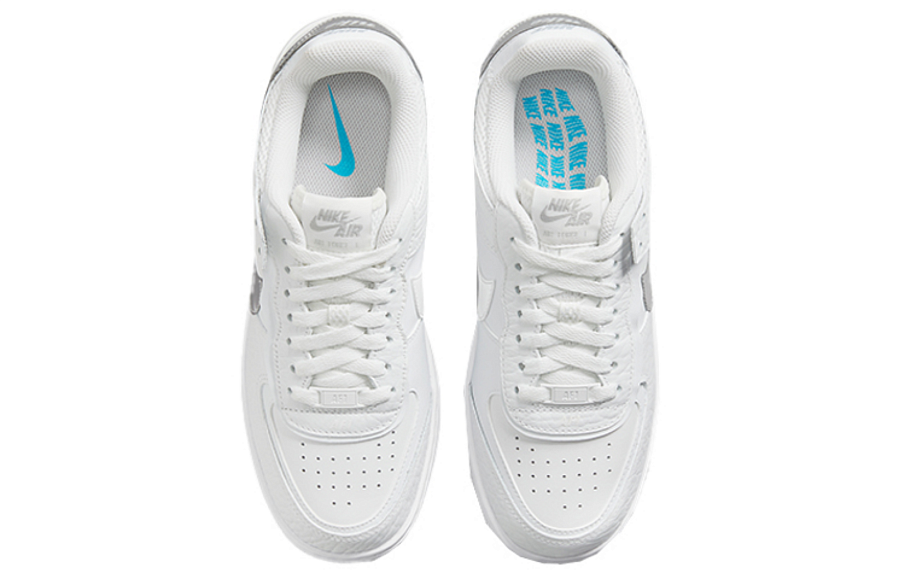 Фото № 4 с приближением к товару «‎Nike Air Force 1 Shadow Low-Top Sneakers WhiteSilver»