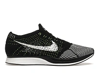 Фото № 1 с приближением к товару «‎Nike Flyknit Racer Black White Volt»
