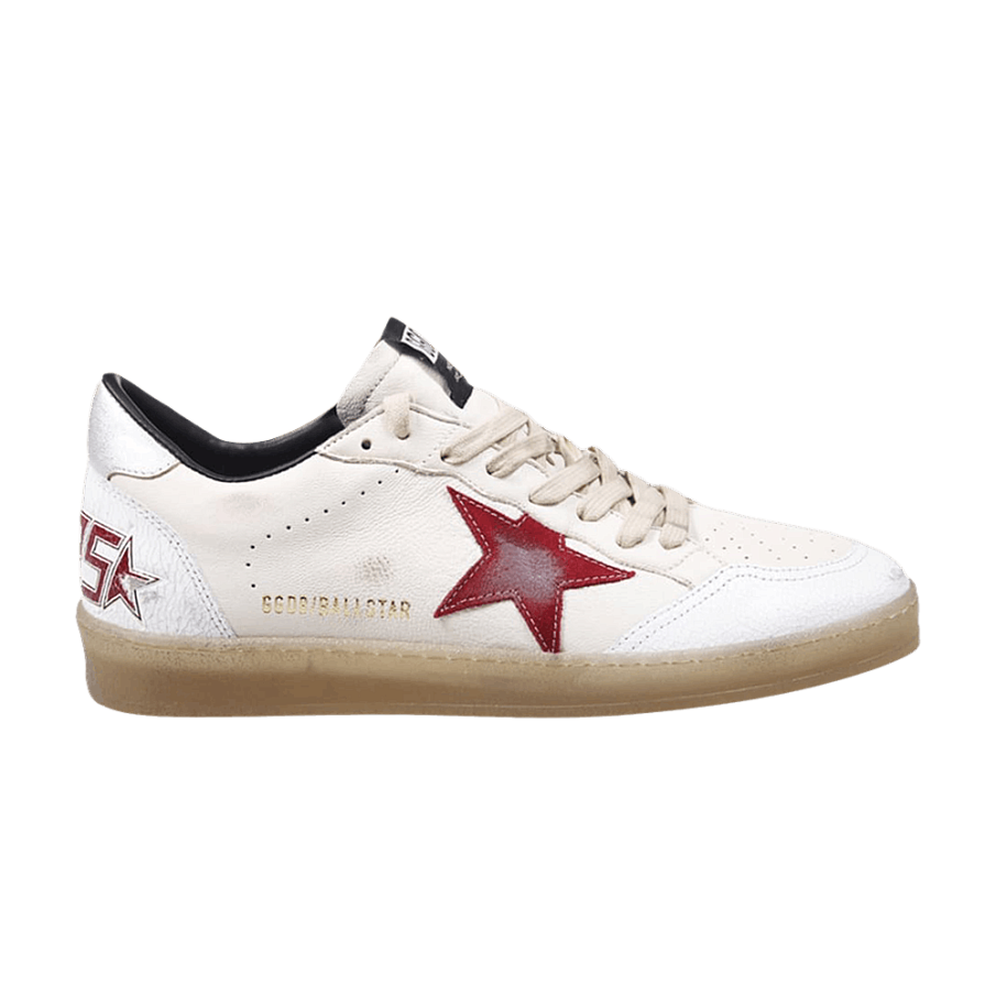 Фото № 1 с приближением к товару «‎Golden Goose Ball Star Biege White Red»