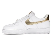 Фото № 3 с приближением к товару «‎Nike Air Force 1 Low White Metallic Gold (2020)»