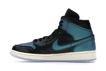 Jordan 1 Mid Iridescent Black  - 4