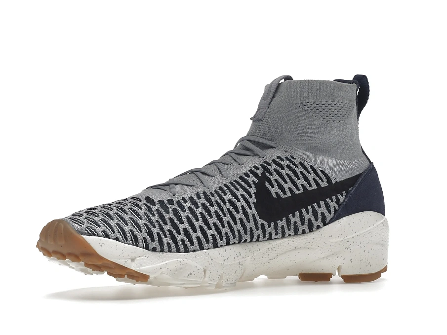 Фото № 4 с приближением к товару «‎Nike Air Footscape Magista Flyknit Wolf Grey Dark Obsidian»