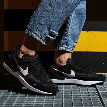 Nike Waffle One "Active Fuchsia " Shoes BlackWhite - 2