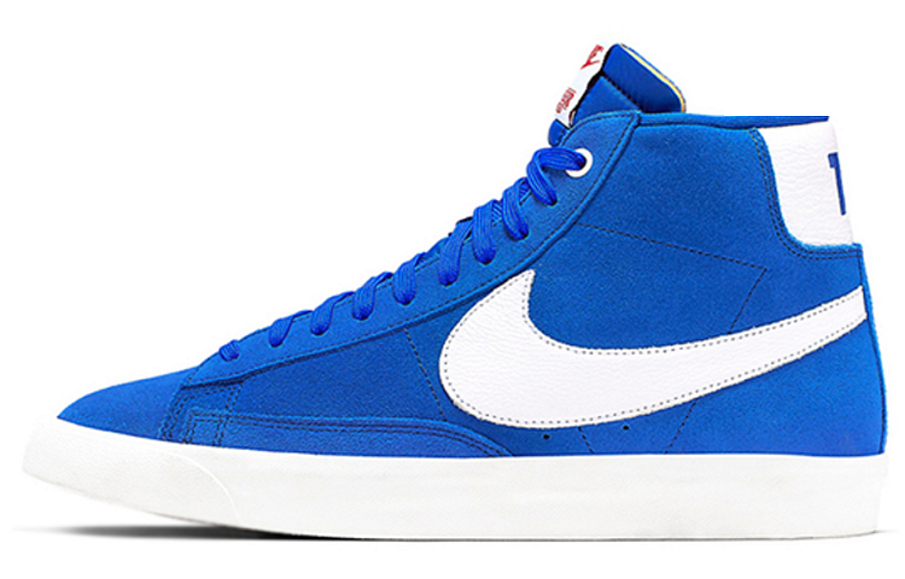 Фото № 1 с приближением к товару «‎ Nike Blazer mid Skate shoes BlueWhite»
