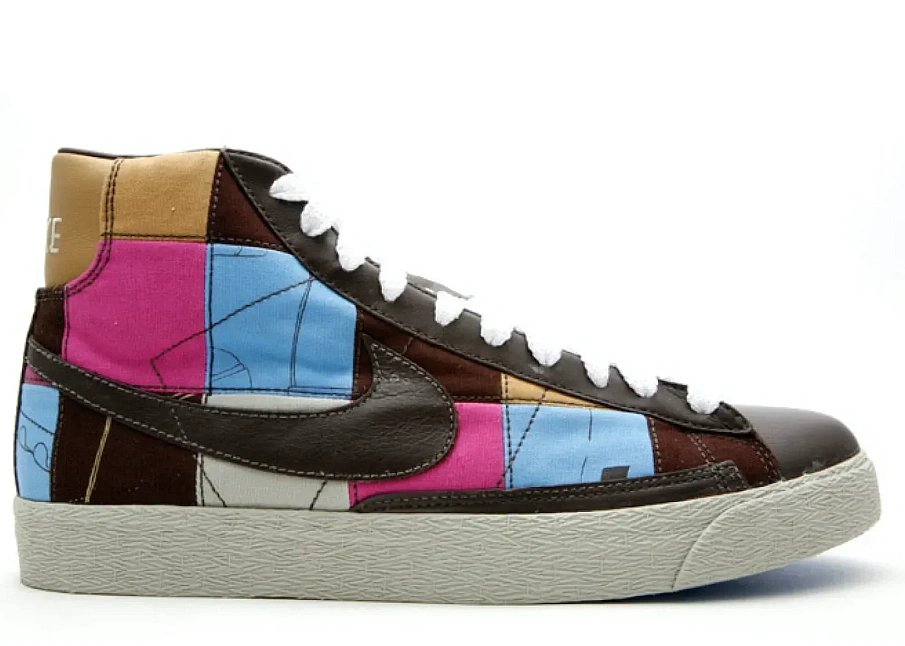 Фото № 1 с приближением к товару «‎Nike Blazer Mid Premium Patchwork Dark Cinder »