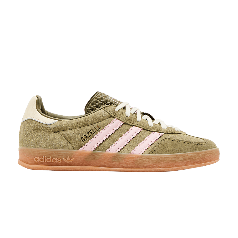 Фото № 1 с приближением к товару «‎adidas Women's Gazelle Indoor Focus Olive Clear Pink»