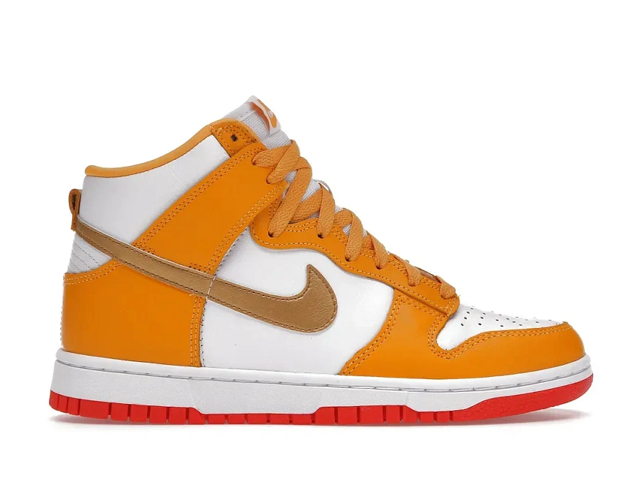 Фото № 1 с приближением к товару «‎Nike Dunk High University Gold »