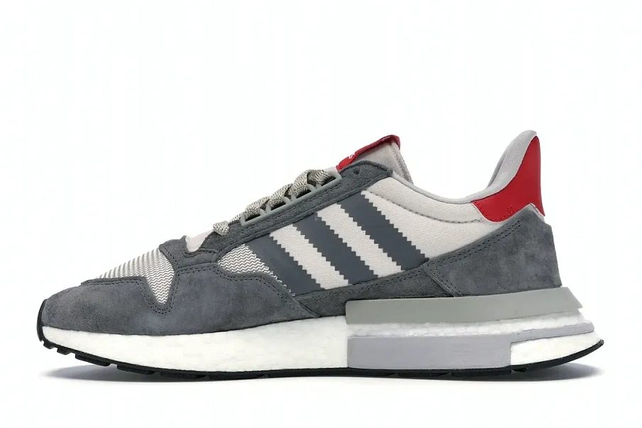 Фото № 3 с приближением к товару «‎adidas ZX 500 RM Grey Four Scarlet»