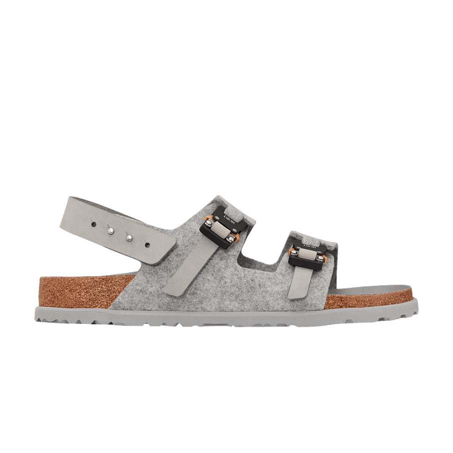 Фото № 1 с приближением к товару «‎Dior x Birkenstock Milano Sandal Gray (3SA117ZSF-H800)»