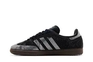 adidas Women's Samba OG Black Silver Rhinestones - 4