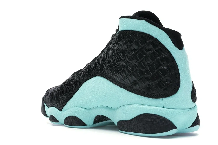 Фото № 6 с приближением к товару «‎Jordan 13 Retro Black Island Green»