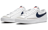 Фото № 3 с приближением к товару «‎Nike Blazer Low '77 GS 'White Midnight Navy'»