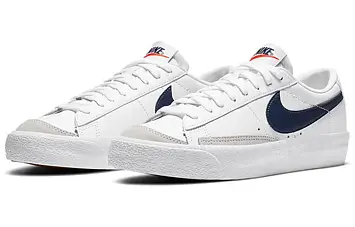 Nike Blazer Low '77 GS 'White Midnight Navy' - 4
