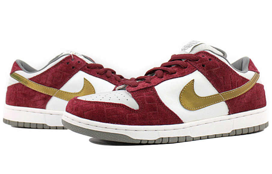 Фото № 3 с приближением к товару «‎Nike SB Dunk Low "Shanghai" Sneakers RedWhite»