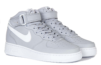 Фото № 2 с приближением к товару «‎Nike Air Force 1 Mid '07 'Wolf Grey'»