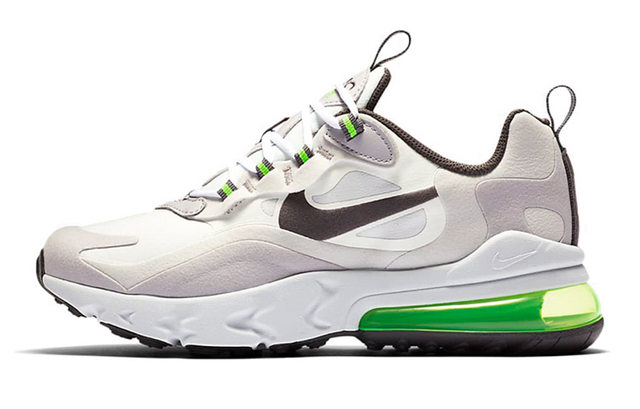 Фото № 1 с приближением к товару «‎Nike Air Max 270 React (GS) GreyWhiteGreen»