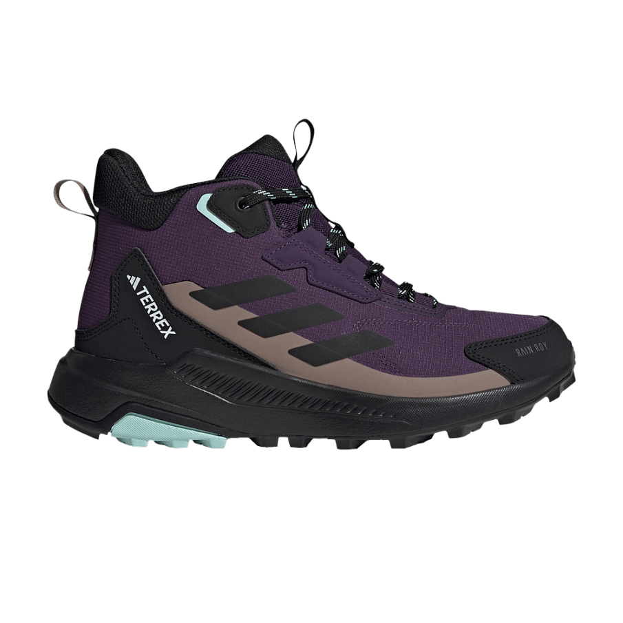 Фото № 1 с приближением к товару «‎adidas Women's Terrex Anylander Mid Rain.RDY Aurora Plum Trace Brown (JQ9966)»