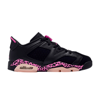 Фото № 1 с приближением к товару «‎Air Jordan 6 Retro Low GS Black Pink Foam Laser Fuchsia»